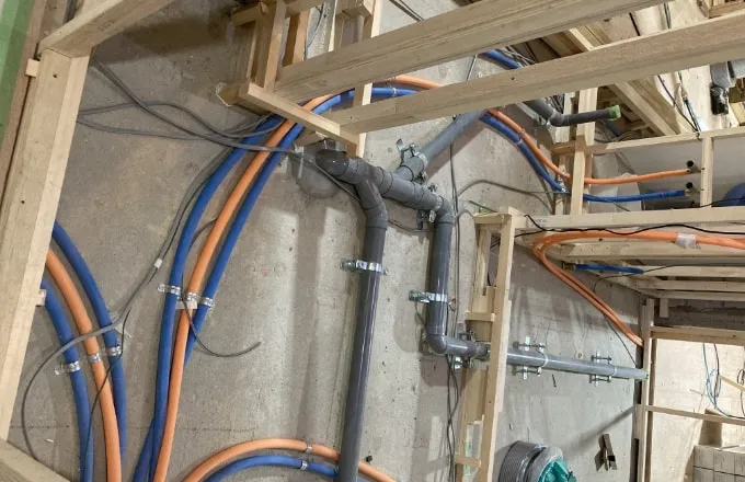 見えなくなってしまうところの工事・中間検査