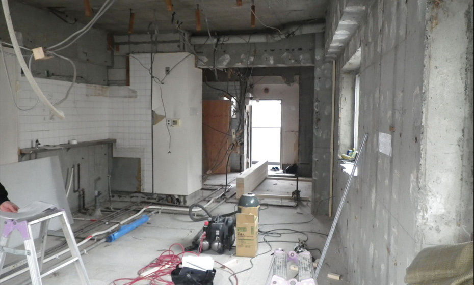 主人公のアパート