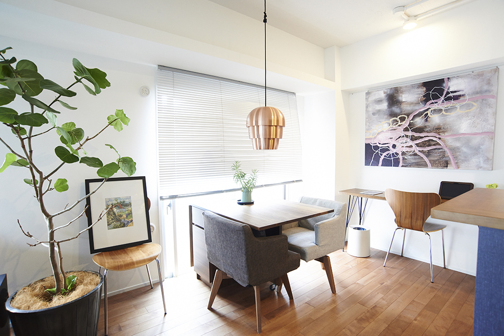 光のつながる部屋