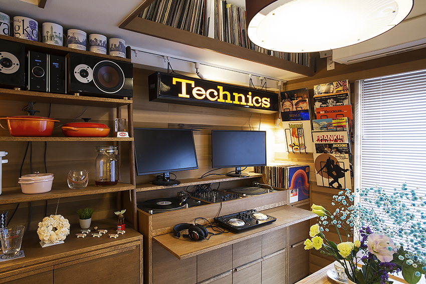 “man cave” なホームシアター