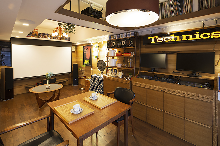 “man cave” なホームシアター