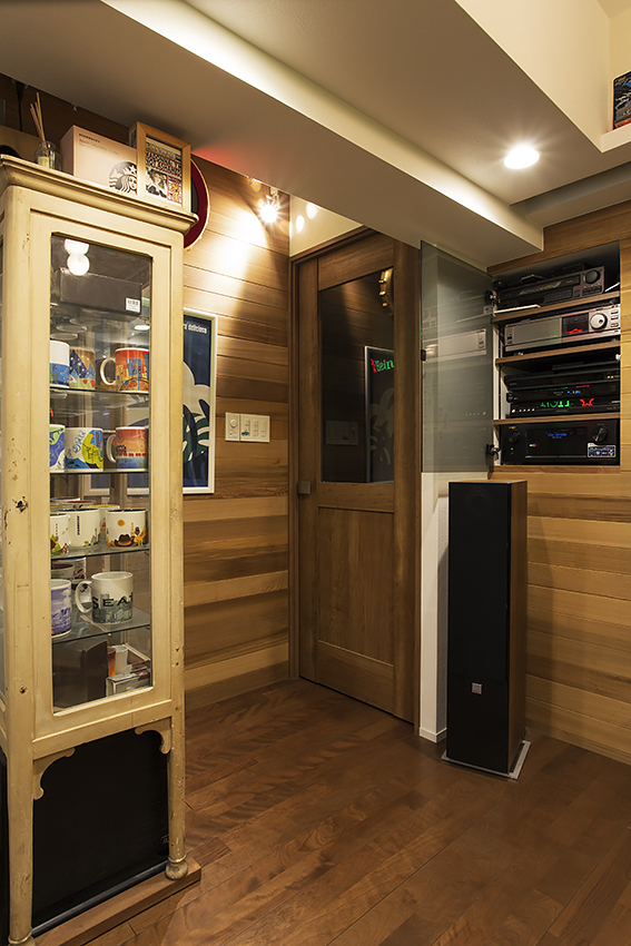 “man cave” なホームシアター