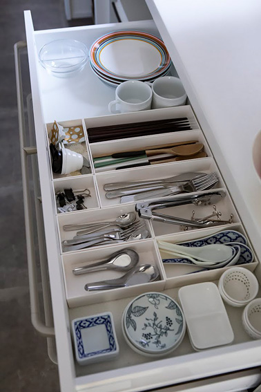 暮らしの変化　マンションリノベーション　キッチン収納