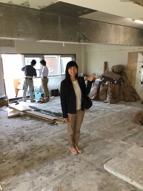 初めての解体現場