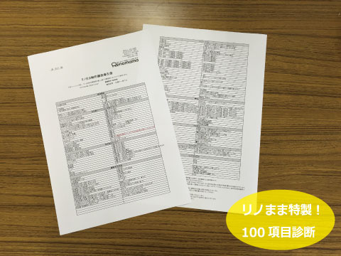 リノままの100項目診断
